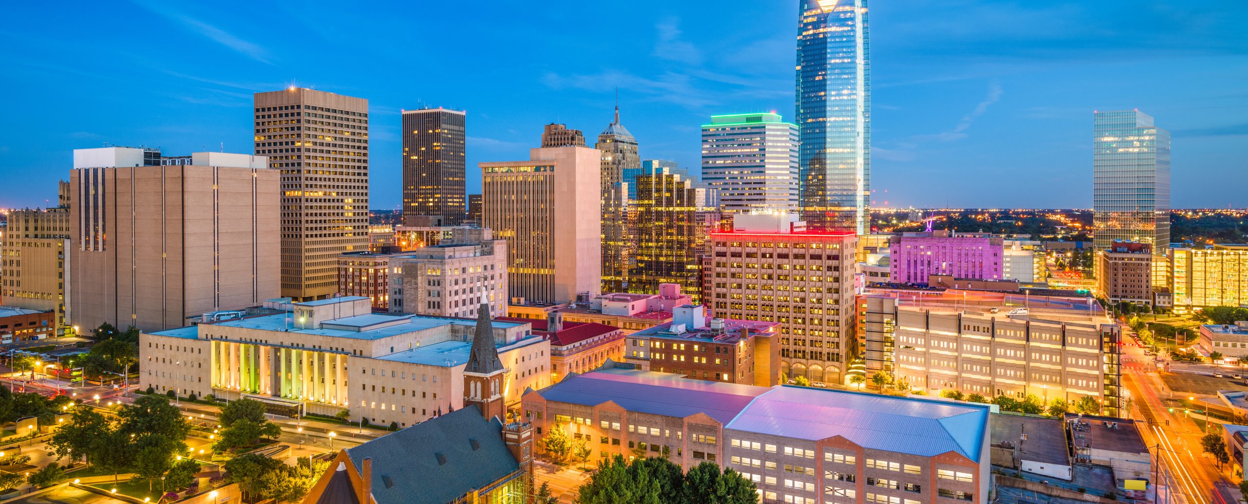 Oklahoma city skyline