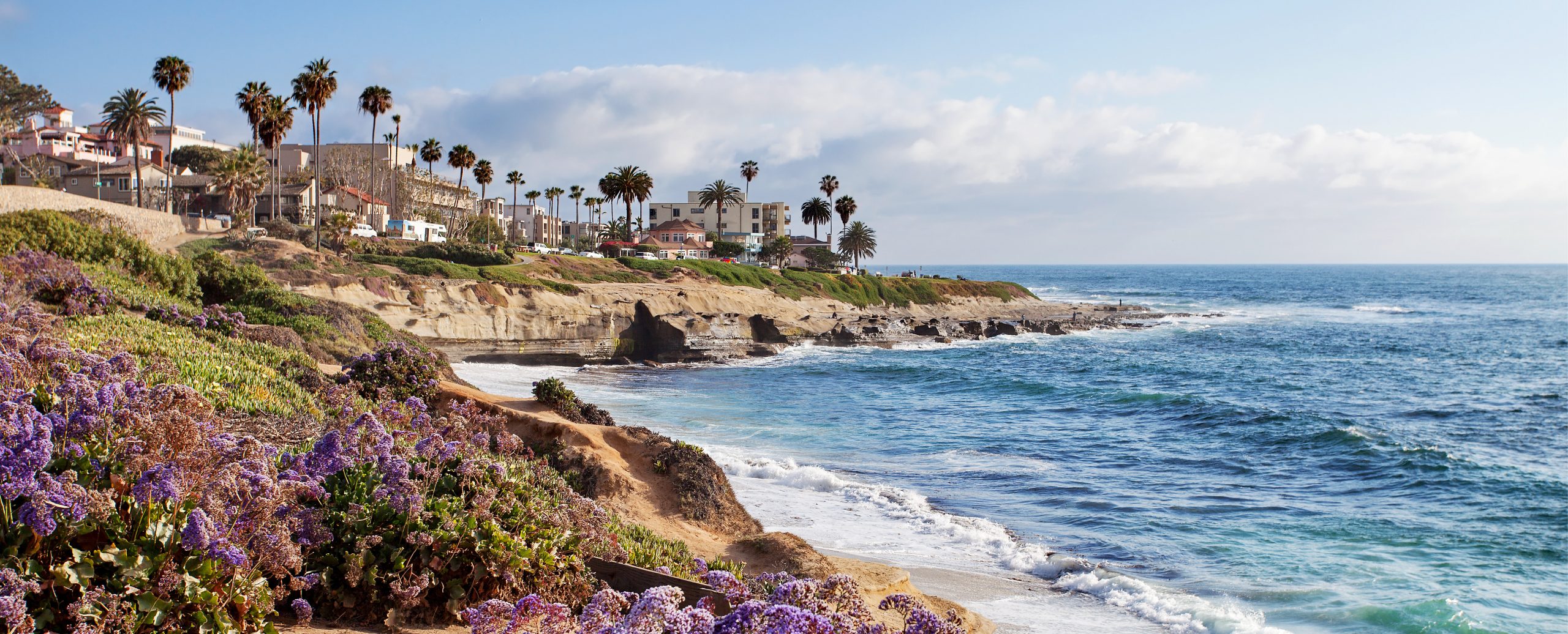 California hospitality report with California beachfront photo