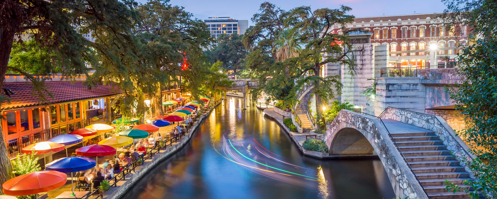 The San Antonio riverwalk for the San Antonio hospitality market report